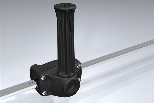 Attwood® 5011-7 Black Side Deck Mount Heavy-Duty Rod Holder