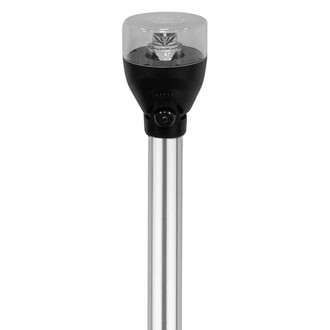 Attwood® - 42" L Locking-Collar Articulating White All-Round Pole LED Light