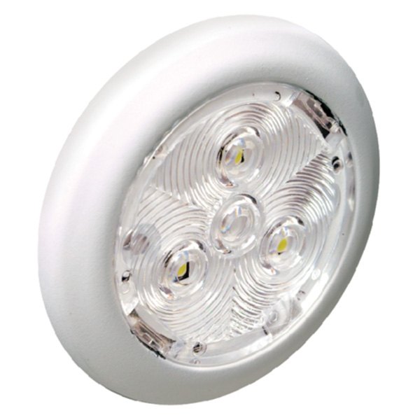Attwood® - 2.75"D 12V DC White Surface Screw Mount Interior/Exterior LED Courtesy Light