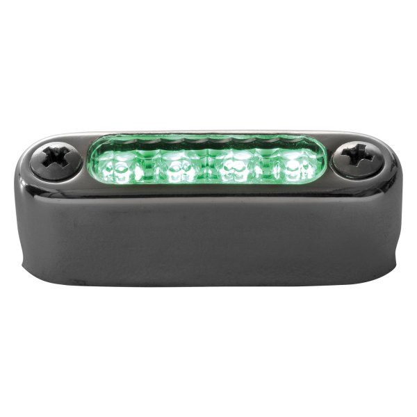 Attwood® - Micro 1.63"L x 0.56"W 12V DC Green Surface Mount LED Courtesy Light
