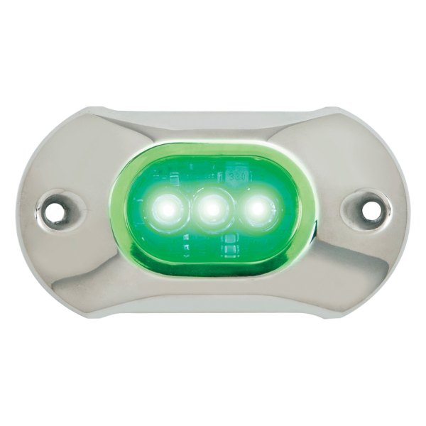 Attwood® - LightArmor (HP) Series 4" Tactical Green 800 lm Surface Mount Underwater LED Light