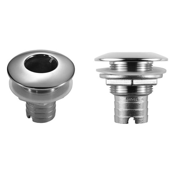 Attwood® - 1-3/4" Hole Stainless Steel Thru-Hull Fitting for 1-1/4" D Hose, Aftermarket