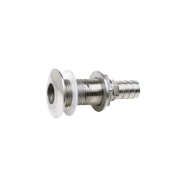 Attwood® - 1-1/8" Hole Stainless Steel Thru-Hull Fitting for 5/8" D Hose, Aftermarket