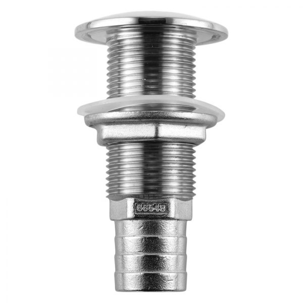 Attwood® - 1-1/2" Hole Stainless Steel Thru-Hull Fitting for 1" D Hose, Aftermarket