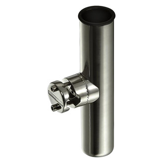 Attwood® - 9" L 1-3/4" I.D. 304 Stainless Steel Clamp-On Rod Holder