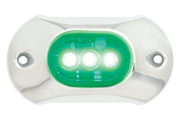 Attwood® - LightArmor (HPX) Series 4" Tactical Green 1360 lm Surface Mount Underwater LED Light