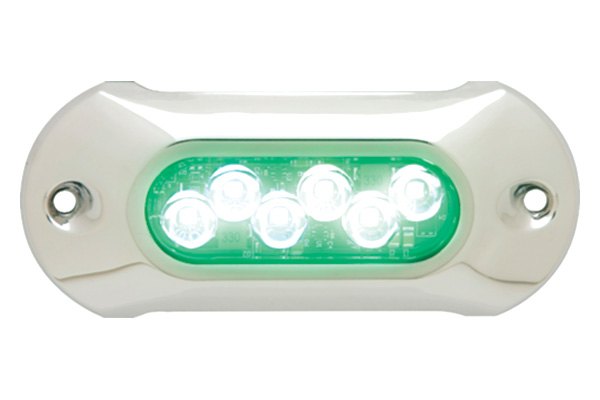 Attwood® - LightArmor (HPX) Series 5" Tactical Green 2750 lm Surface Mount Underwater LED Light