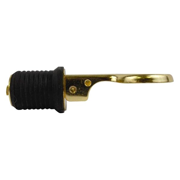 Attwood® - 1" D Brass Snap-Handle Drain Plug w/o Chain