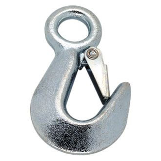 Attwood® - 4" L Zinc Plated Steel Spring-Loaded Snap Hook