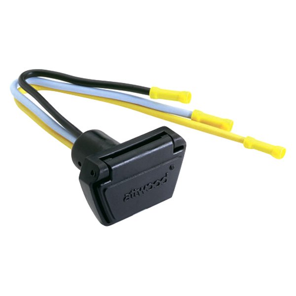 Attwood® - 12/24 V 10 AWG 3-Wire Trolling Motor Receptacle