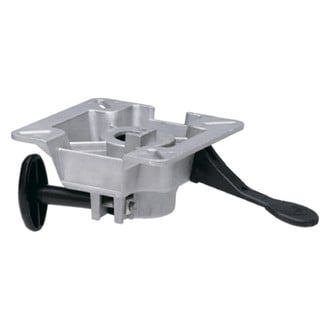 Attwood® - LakeSport 3° Aluminum Seat Mount with Friction Control for 2-3/8" D Post, Bulk