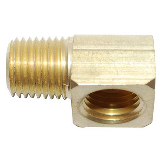 Attwood® - 1/4" NPT Male/Female Brass Elbow