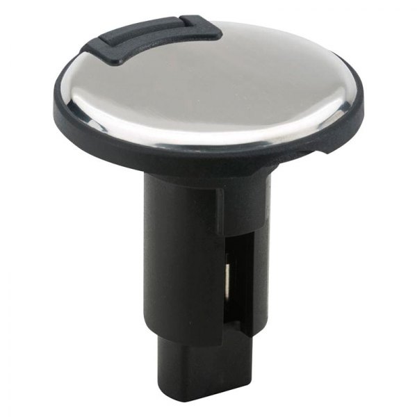 Attwood® - 910T Series Round Stainless Steel Cover 2-Pin Plug-In Base