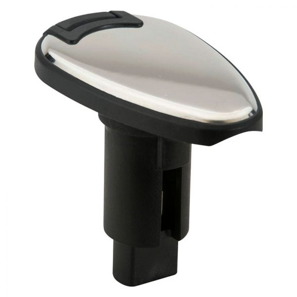 Attwood® - 910T Series Teardrop Stainless Steel Cover 2-Pin Plug-In Base
