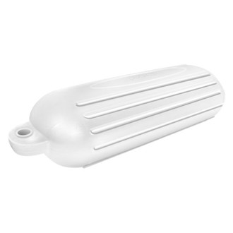 Attwood® - Softside 4" D x 16" L White Twin Eye Cylindrical Fender