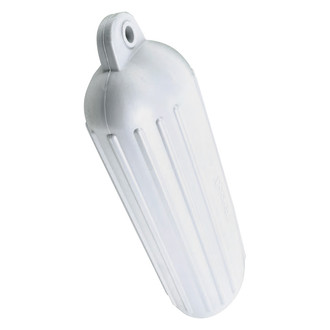 Attwood® - Softside 5" D x 22" L White Twin Eye Cylindrical Fender