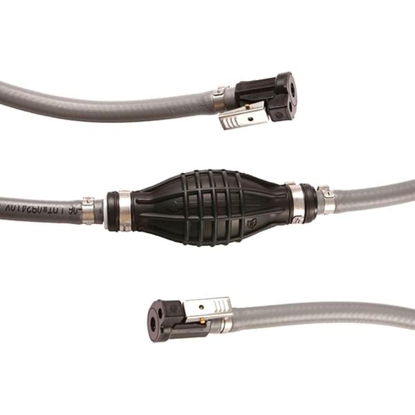 Attwood® - 3/8" x 6' Type B1 Fuel Hose with Bulb and Tank & Engine Ends Connectors