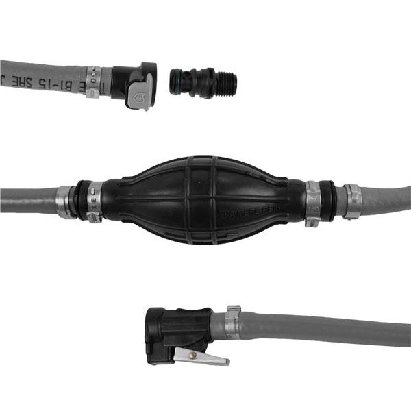 Attwood® - 3/8" x 6' Type B1 Fuel Hose with Bulb and Tank & Hose Connectors