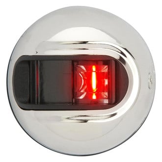 Attwood® - Light Armor™ Stainless Steel Vertical Deck Mount Port Side LED Light
