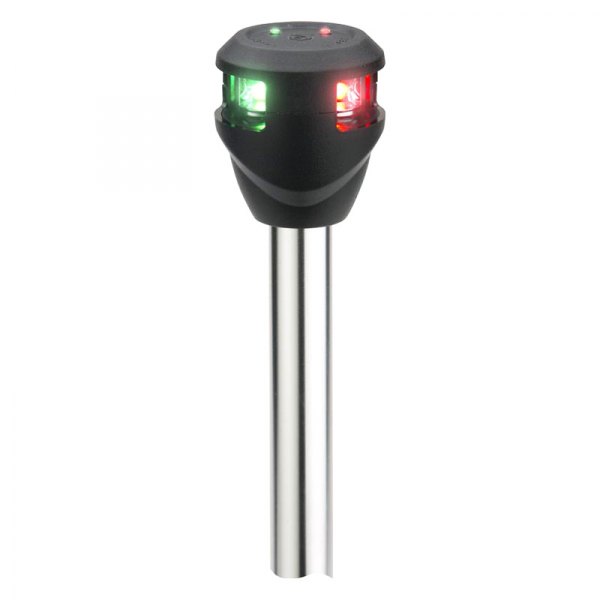 Attwood® - Light Armor™ Straight 10" L 2-Pin Locking Bi-Color Pole LED Light with Task Light