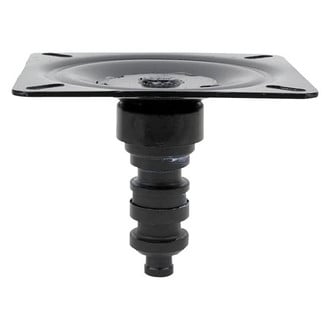 Attwood® SP-19000 - Snap-Lock™ 3° Black E-Coat Steel Seat Mount for 1-3/4" D Post, Aftermarket