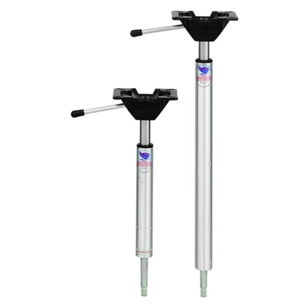 Attwood® - Lock'N-Pin™ 14"-17" H x 3/4" D Aluminum Non-Threaded Power Adjustable Post with integral Seat Mount, Aftermarket