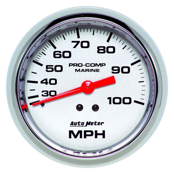 Auto Meter® - 3.37" Chrome In-Dash Mount Mechanical Speedometer Gauge