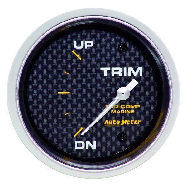 Auto Meter® - 2.06" Carbon Fiber In-Dash Mount Trim Gauge