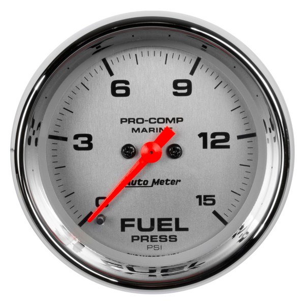 Auto Meter® - 2.06" Chrome In-Dash Mount Fuel Pressure Gauge