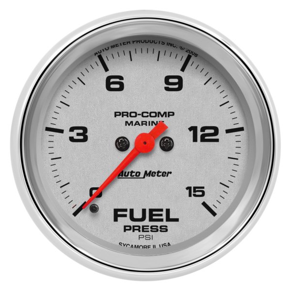 Auto Meter® - 2.62" Chrome In-Dash Mount Fuel Pressure Gauge