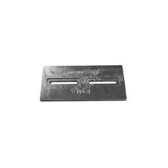 B&S Marine Anodes® - Zinc Rectangular Hull Plate Anode