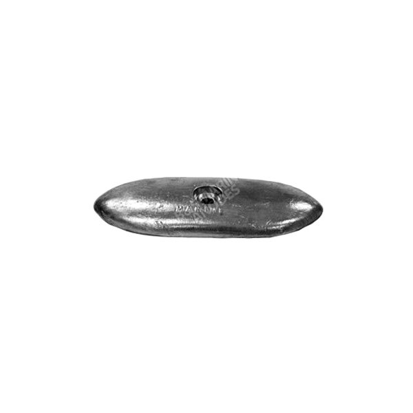 B&S Marine Anodes® - Pacemaker™ 9.125" L x 3.375" W x 0.75" H Zinc Hull Plate Anode