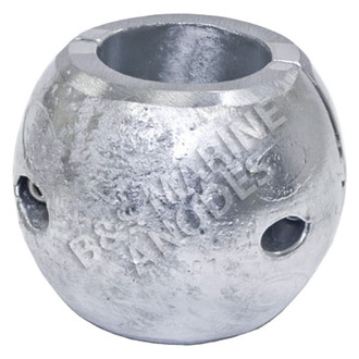 B&S Marine Anodes® - 2.5" D Zinc Barrel Collar Shaft Anode