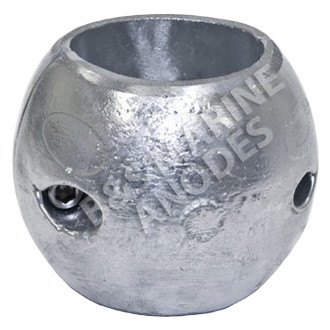 B&S Marine Anodes® - 3" D Zinc Barrel Collar Shaft Anode