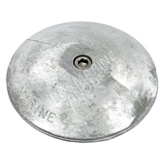 B&S Marine Anodes® - 5" O.D Zinc Rudder/Trim Tab Anode