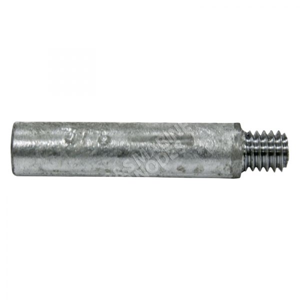 B&S Marine Anodes® - 2" L x 0.375" D Zinc Pencil Anode w/o Plug