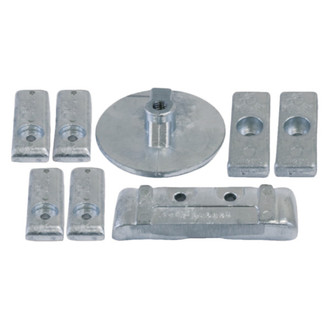 B&S Marine Anodes® - Mercury Zinc Anode Kit