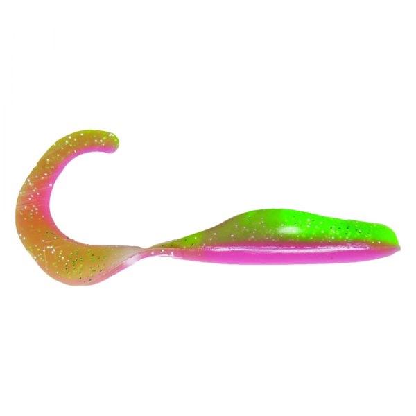 Bass Assassin® - Curly Shad 4" Electric Chicken Saltwater Soft Baits