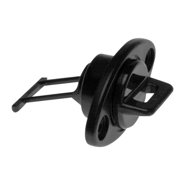 Beckson® - 1" D Black Flange & Drain Plug with Gasket