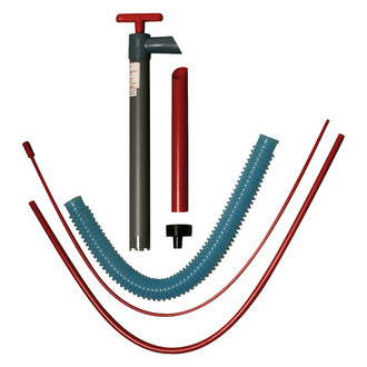 Beckson® - Handy-Mate™ 16" L x 1-1/2" Dia. 10 oz/stroke Manual Piston Utility Pump with Hose