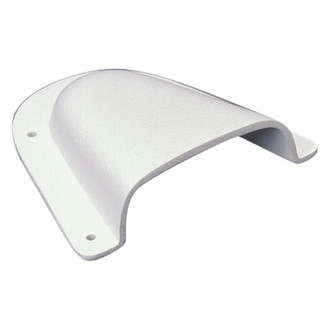 Beckson® - Vent-O-Mate™ 5-3/4" L x 7-1/4" W x 1-1/2" H White Plastic Clam Shell Vent for Adapters A-3/VT-3