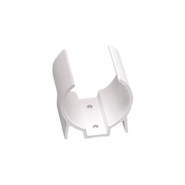Beckson® - Clip-Mate™ White Plastic Clip for 11/16"-7/8" D Poles, 2 Pieces