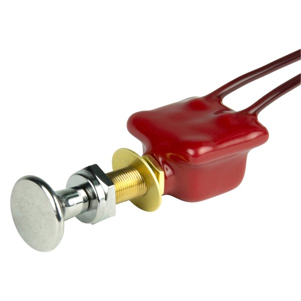 BEP® - 12 V DC 10 A Off/On PVC 1-Pole 1-Circuit Single Throw SPST Push-Pull Switch with Wire Lead