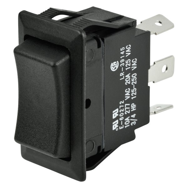 BEP® - 12 V DC 25 A On/Off/On 1-Pole 1-Circuit Single Throw SPDT Rocker Switch