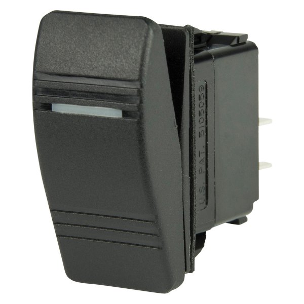 BEP® - Contura™ 12 - 24 V DC 15/20 A Off/On 1-Pole 1-Circuit Single Throw SPST 1 LED Rocker Switch