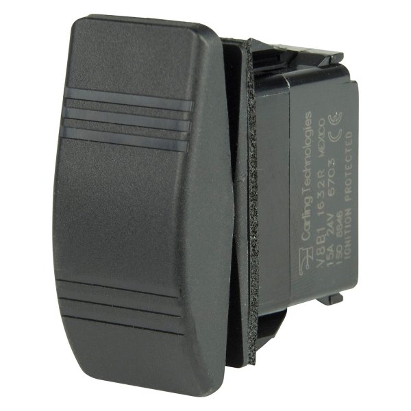 BEP® - 12 - 24 V DC 15/20 A (On)/Off/(On) 1-Pole 2-Circuit Double Throw SPDT Rocker Switch