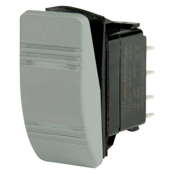 BEP® - Contura™ 12 - 24 V DC 15/20 A On/On 2-Pole 2-Circuit Double Throw DPDT 2 LED Rocker Switch