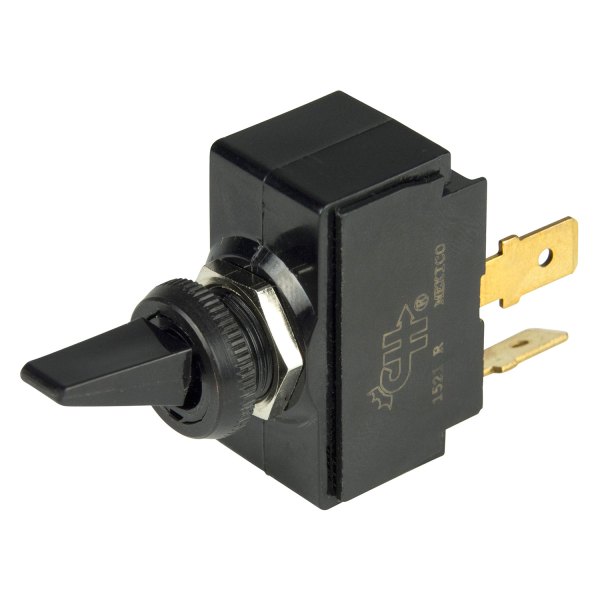 BEP® - 12 V DC 25 A Off/On 1-Pole 1-Circuit Single Throw SPST Toggle Switch with 1/4" Blade