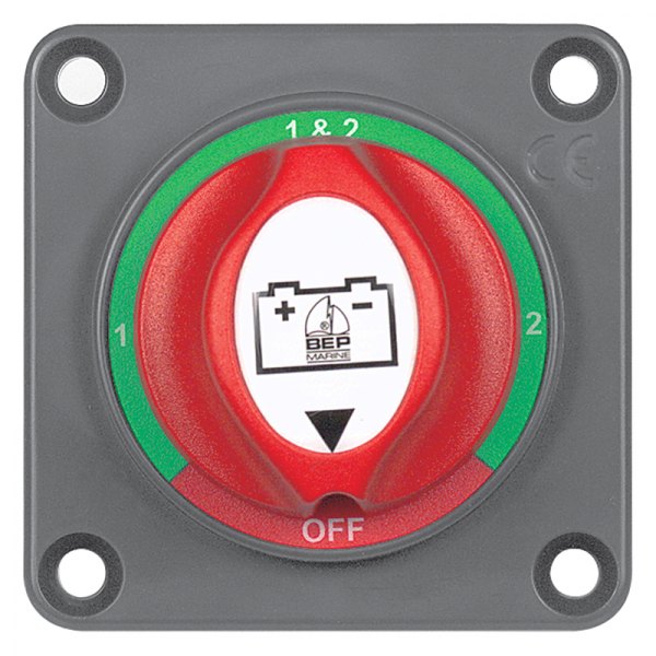 BEP® - 48 V DC 200 A 2-Way Panel Mount Battery Switch