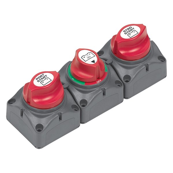 BEP® - Battery Switch Distribution Cluster with Two Battery Banks for Twin Engines